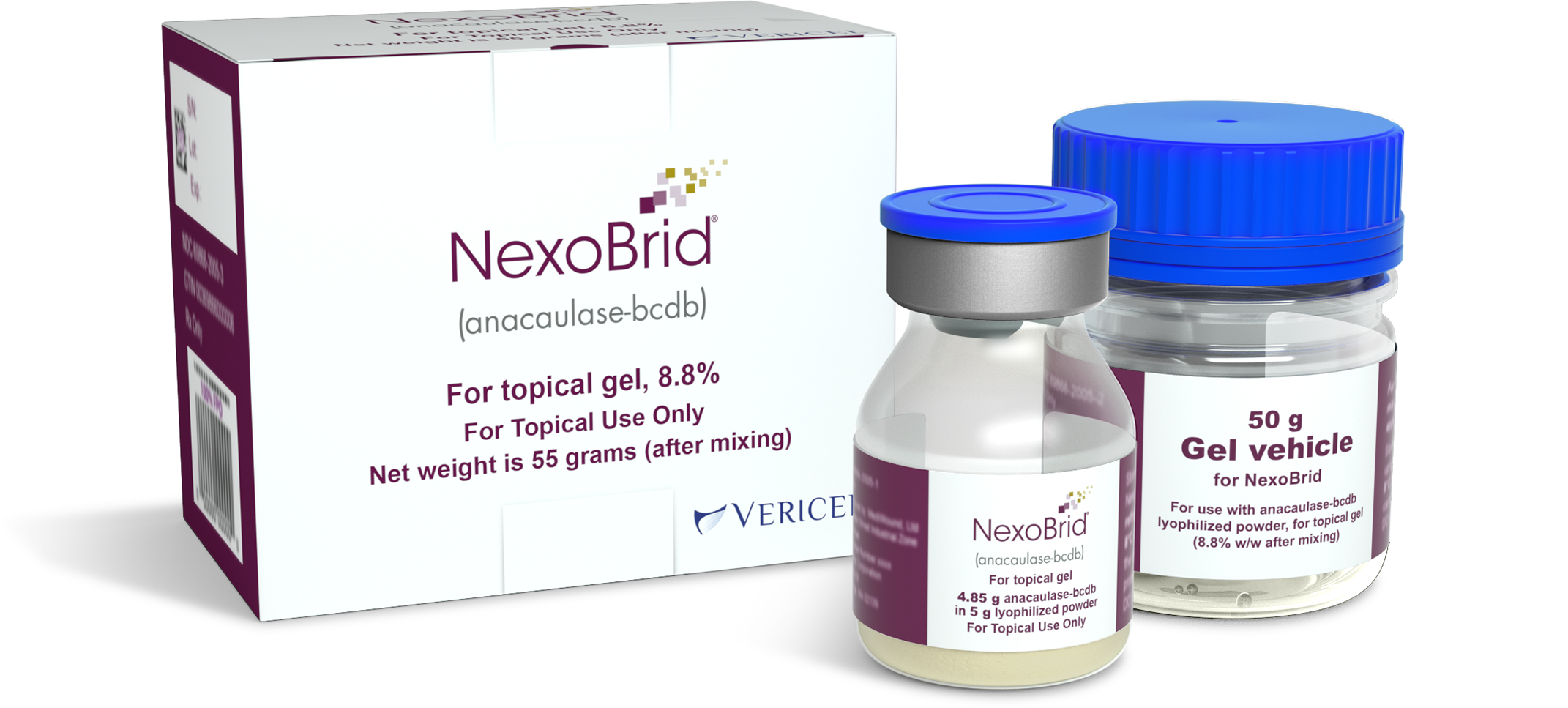 NexoBrid powder and gel